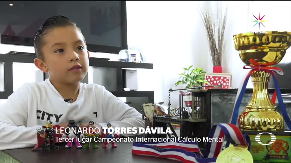 Niño mexicano, genio matemático cinco años