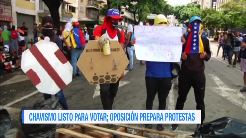 Convocan en Venezuela protesta elección Constituyente