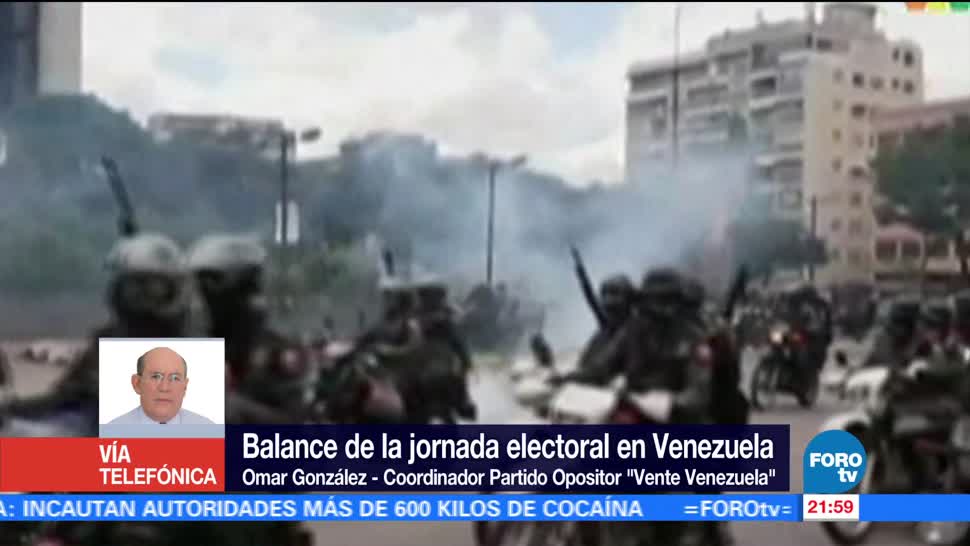 Opositor describe jornada votación en Venezuela