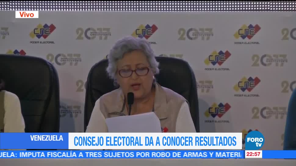 Primer boletín electoral Constituyente de Venezuela