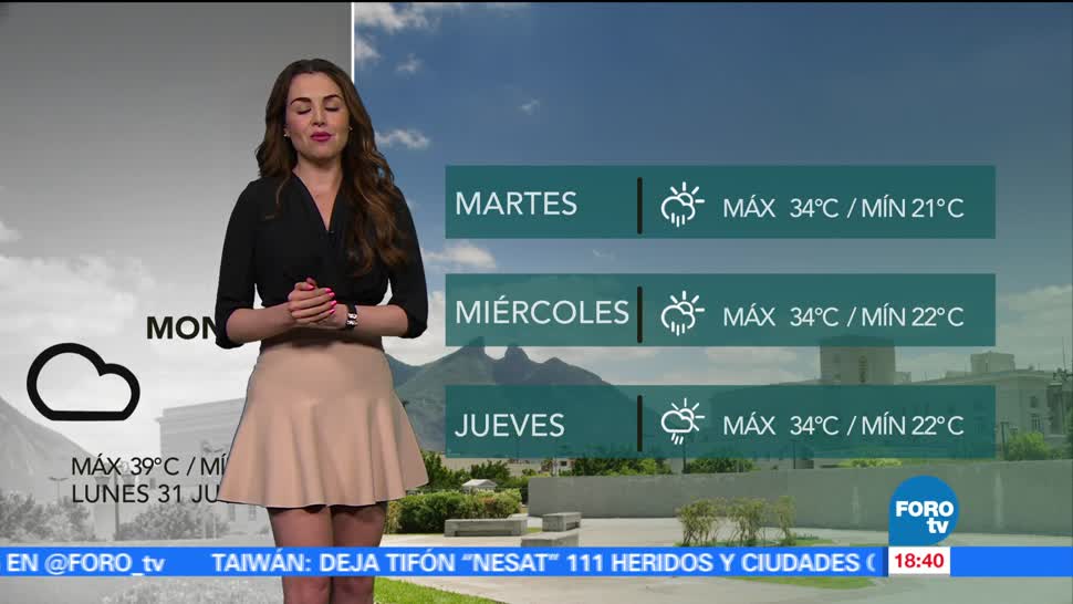El clima de Las Noticias con Mayte Carranco