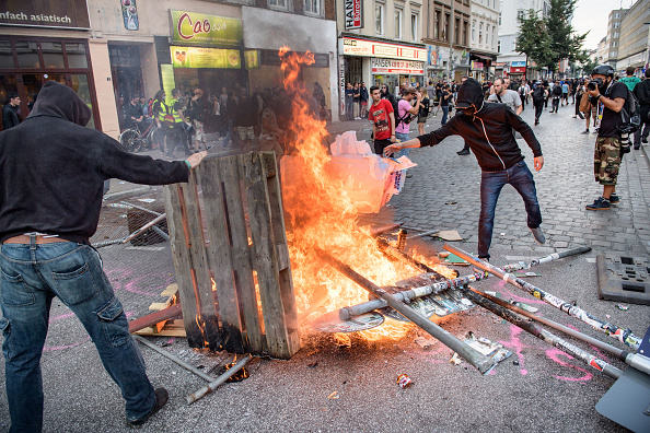 disturbios, protestas, cumbre g20, alemania, hamburgo, quemas