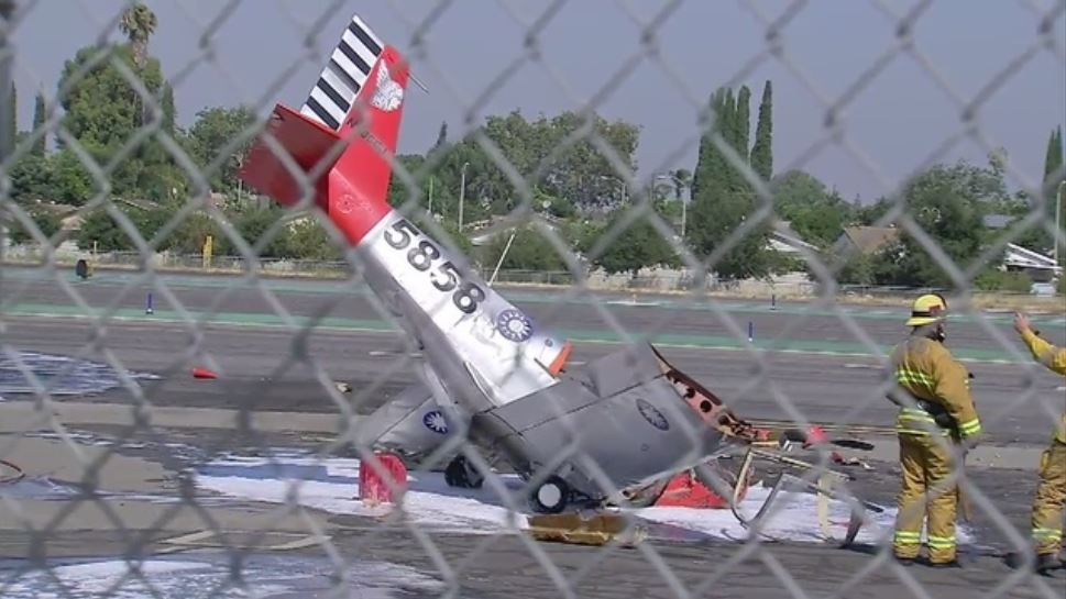 Accidente aéreo, se estrella avioneta, aeropuerto, El Monte, California