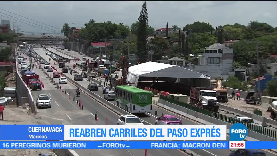 Tráfico, acapulco, Abren, circulación, dos carriles, Paso Express