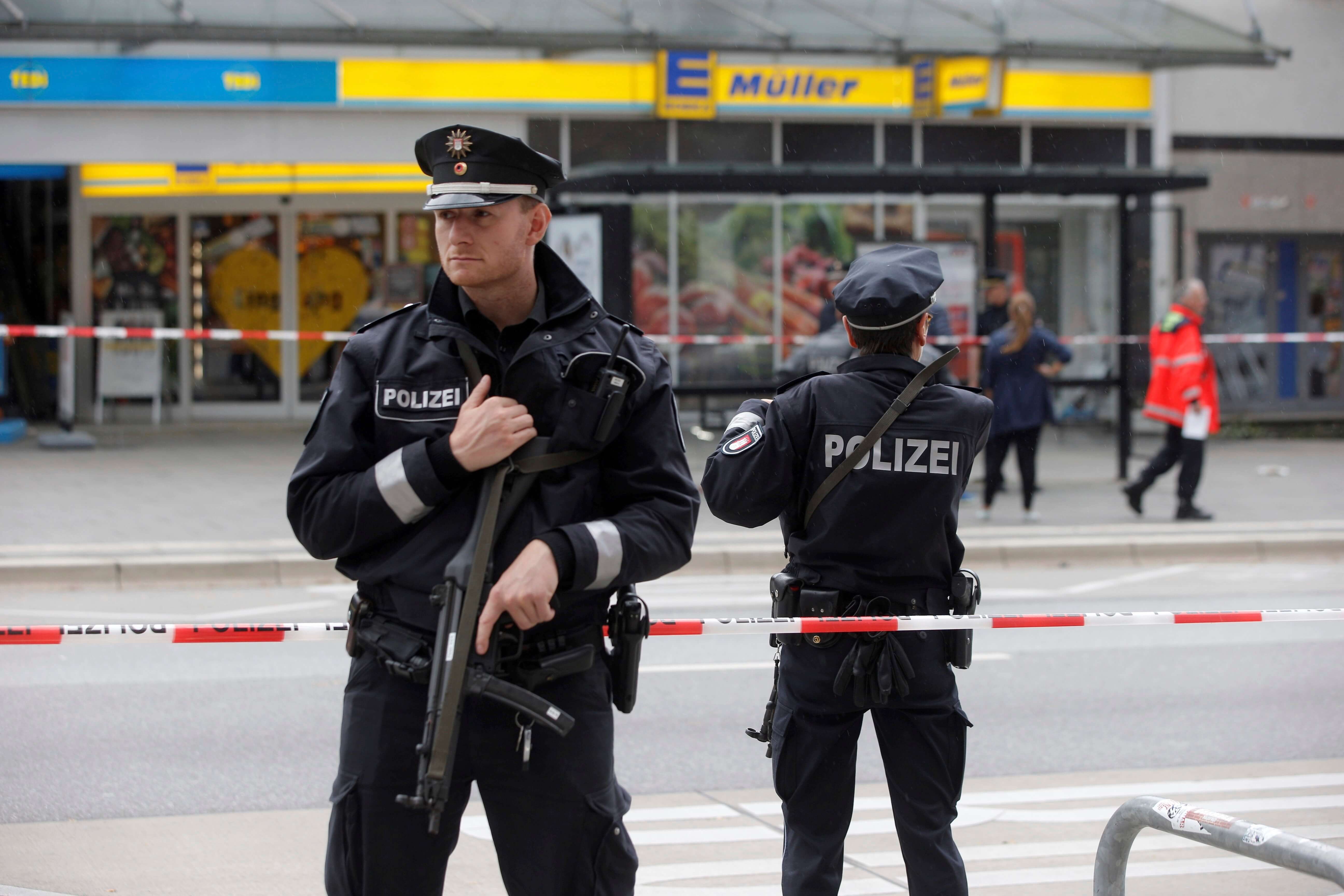 Hamburgo Ataque Armado Supermercado Alemania Policia