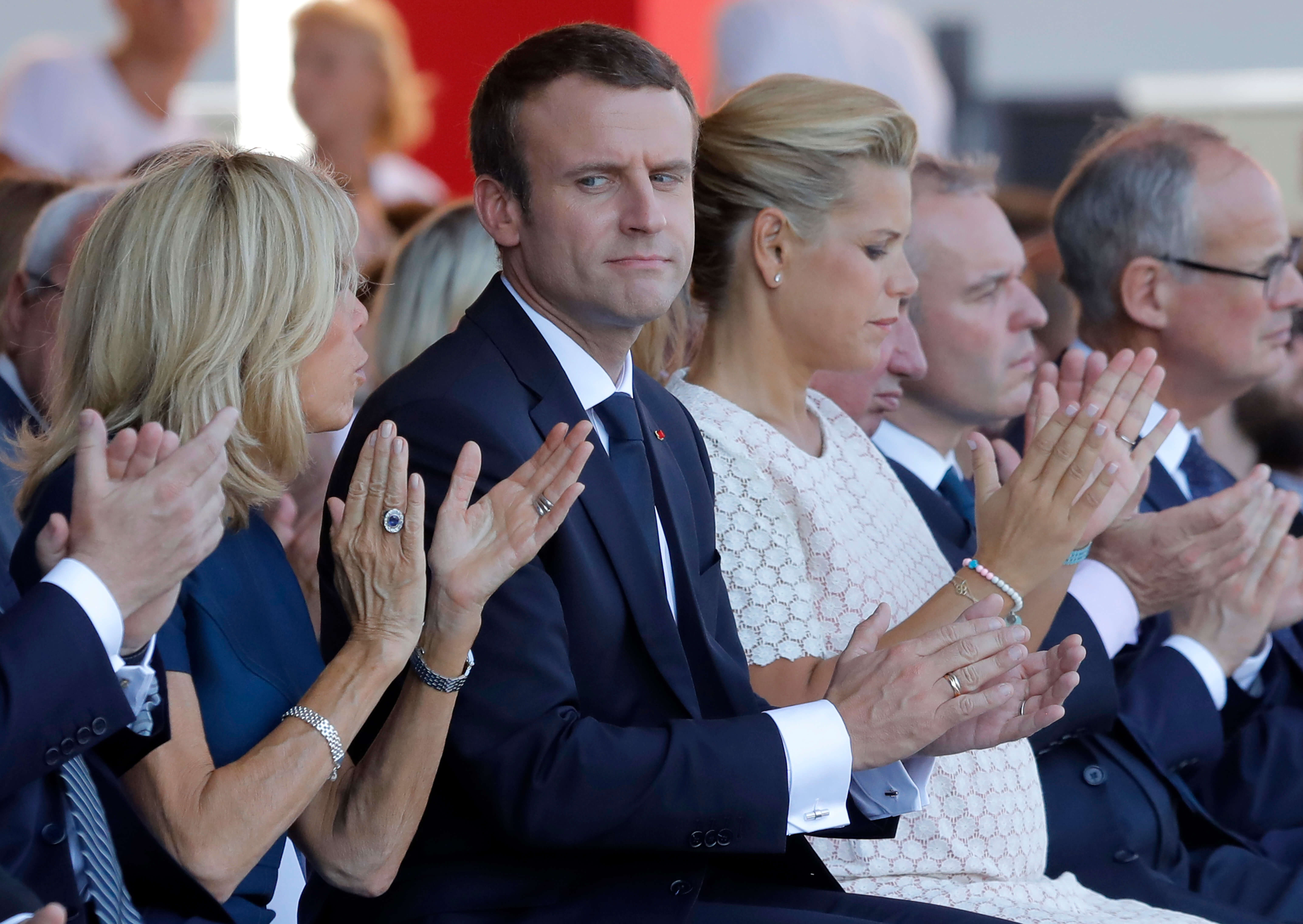 Presidente de Francia, Emmanuel Macron, esposa, Brigitte, Niza, atentado