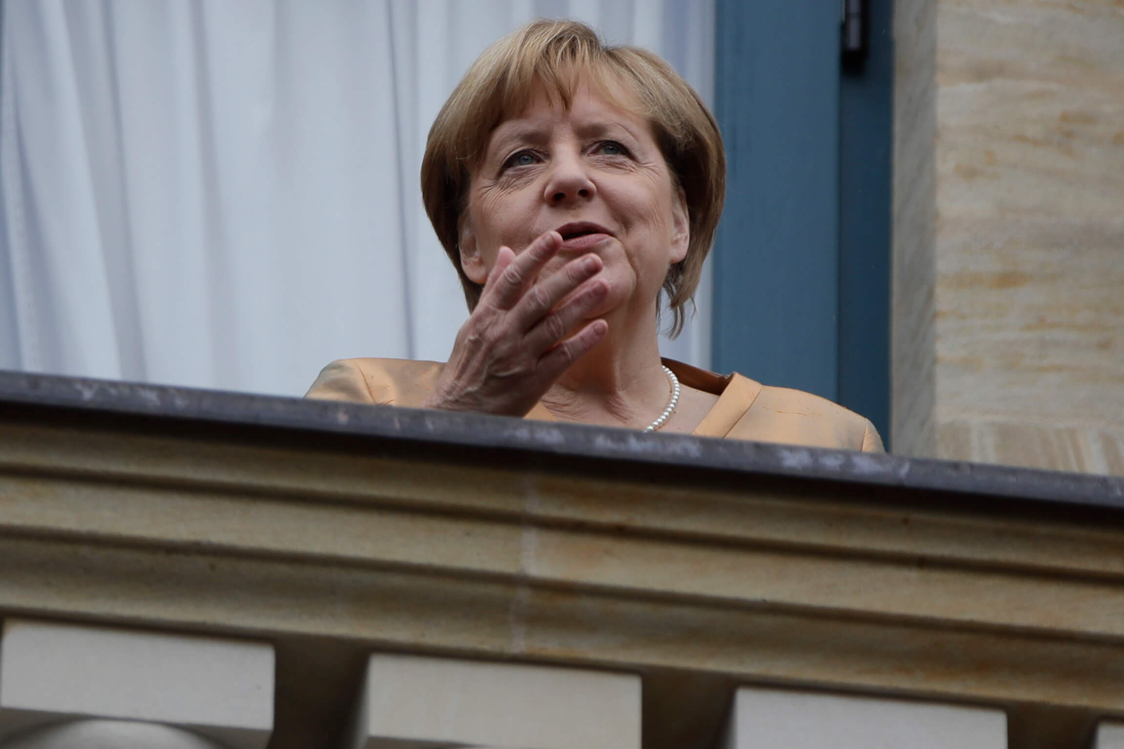 Canciller Alemana Angela Merkel Bayreuth Alemania