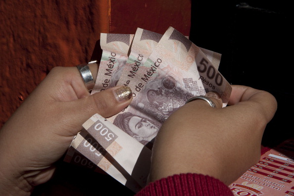 Billetes mexicanos con valor de 500 pesos