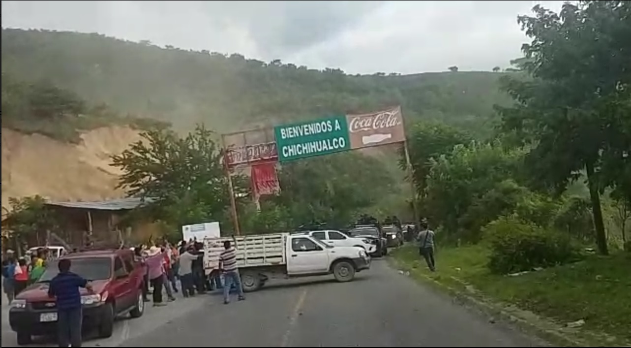 Salen elementos de la Policía Federal de Chichihualco, Guerrero