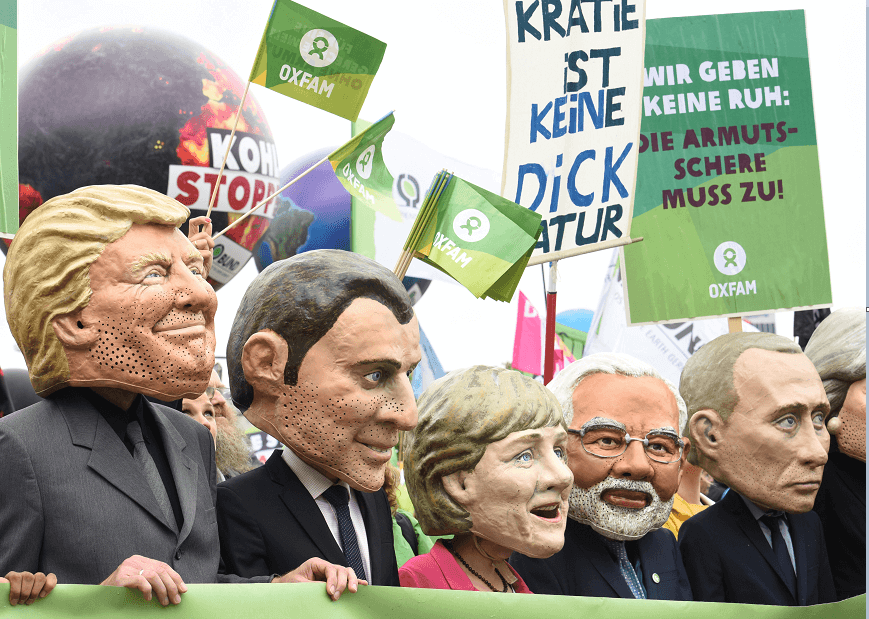 Protestas en Alemania contra cumbre del G20