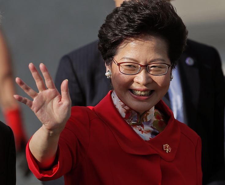 Carrie Lam, Toma Posesión, Primera, Mujer, Gobierno, Hong Kong, China