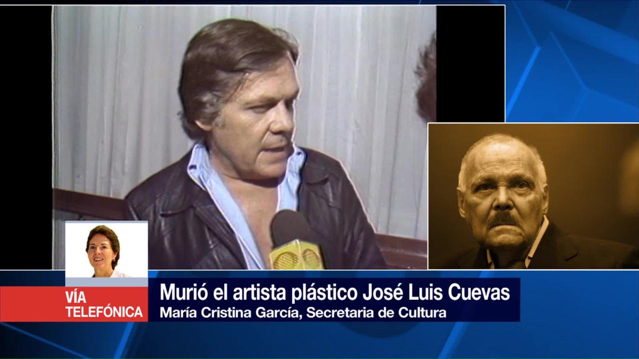 La secretaria de Cultura, tendrá el homenaje, José Luis Cuevas