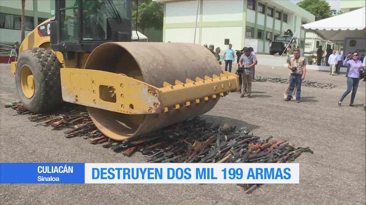 Destruyen Armas Elementos Sedena Aseguradas Sinaloa Durango