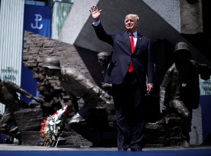 El discurso de Donald Trump en Polonia