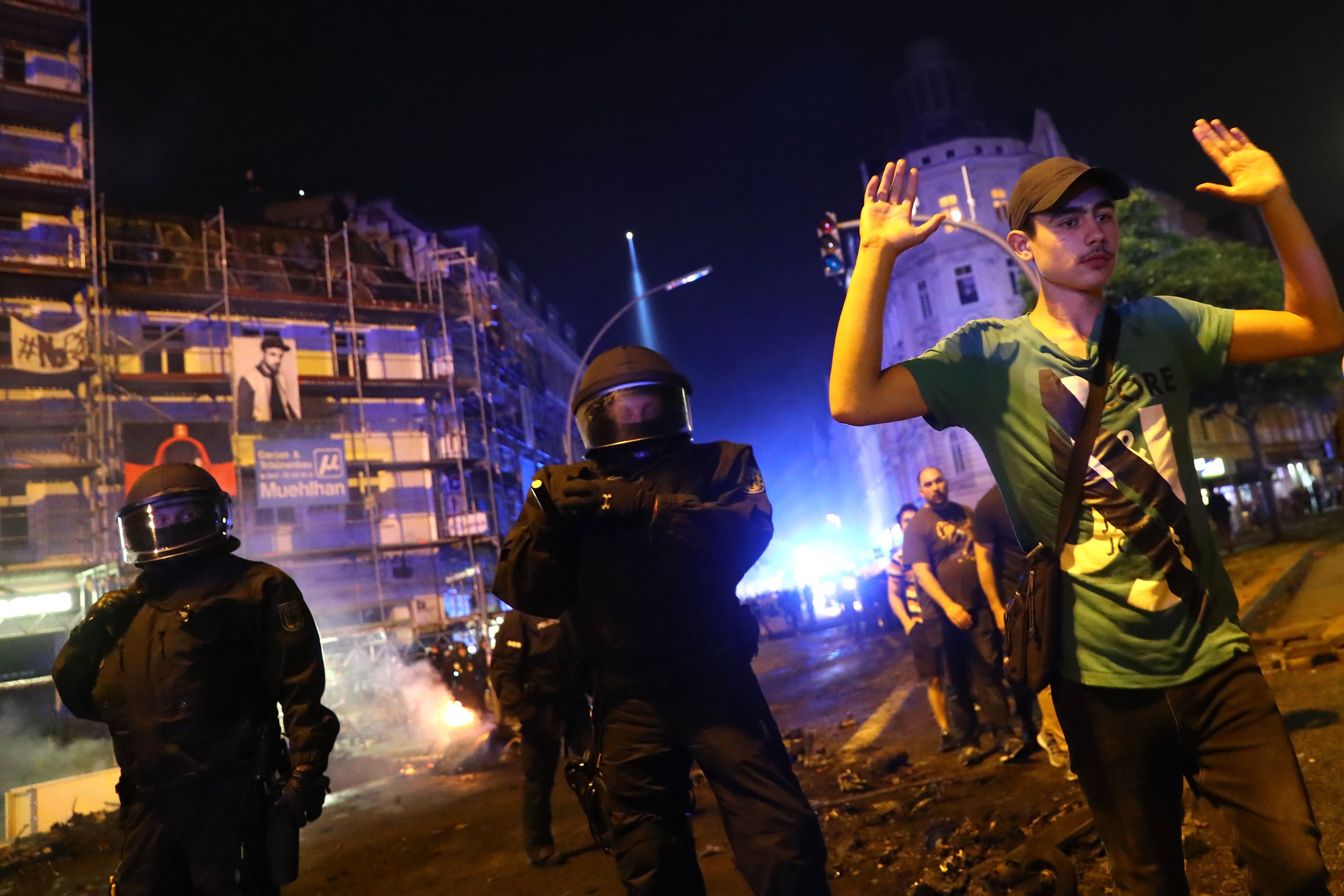 Violencia, protestas, Hamburgo, G20, policías, heridos,