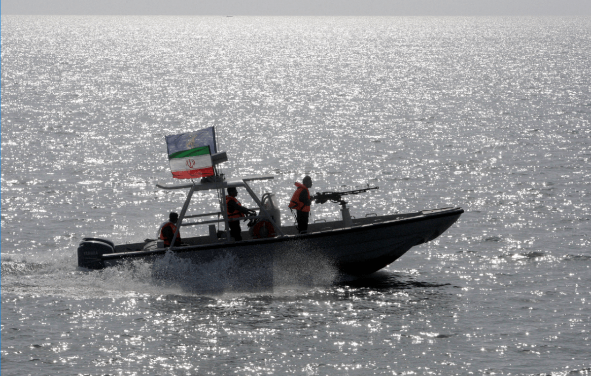 Embarcacion de la guardia revolucionaria irani