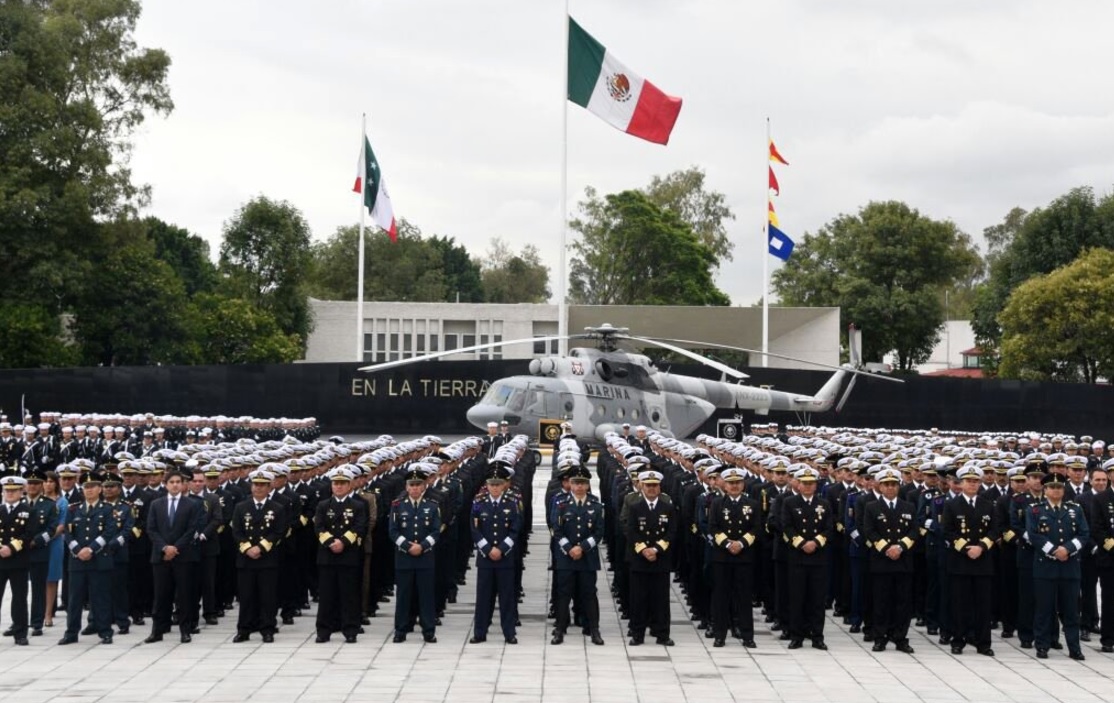 Graduados de la Marina. (Twitter SEMAR México)