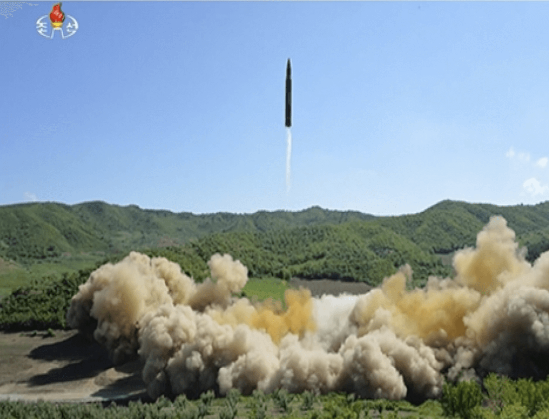 Misil balistico lanzado por Corea del Norte