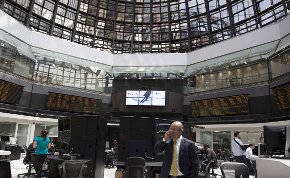 Interior de la Bolsa Mexicana de Valores (Getty Images)