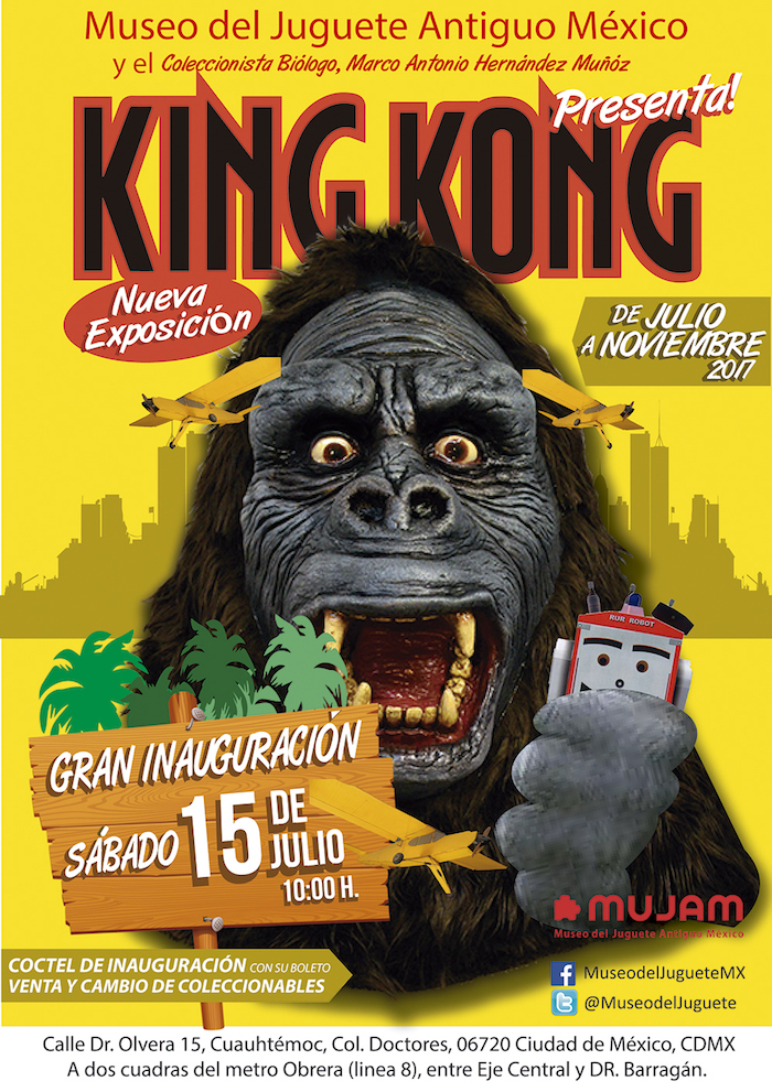 Museo del Juguete Antiguo, King Kong, exposición, juguetes, colección, museo