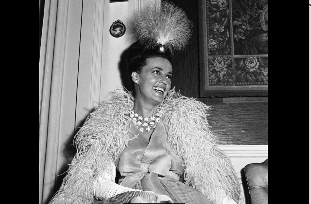 La actriz Jeanne Moreau el 24 de agosto de 1964