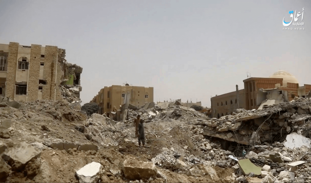 La ciudad siria de Al Raqa ha sido blanco de bombardeos