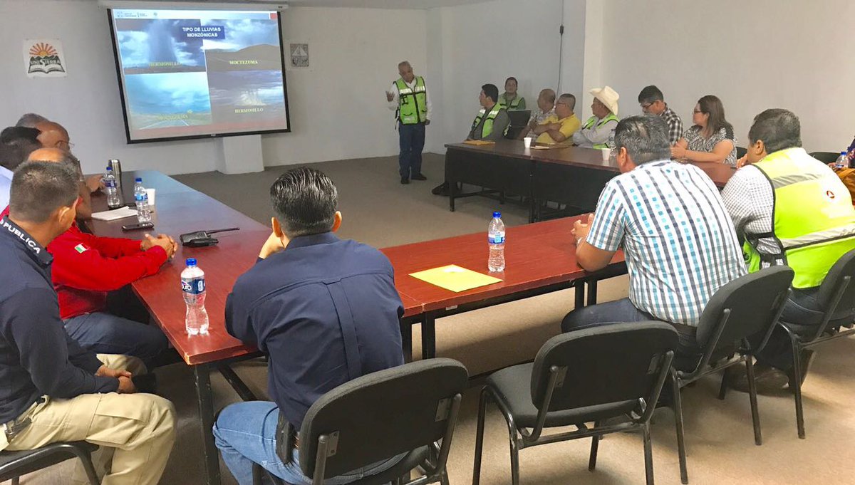 La Unidad Estatal de Protección Civil de Sonora encabeza reunión