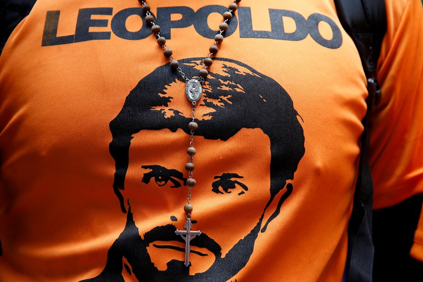 Una imagen del líder de la oposición venezolana Leopoldo López (Reuters)