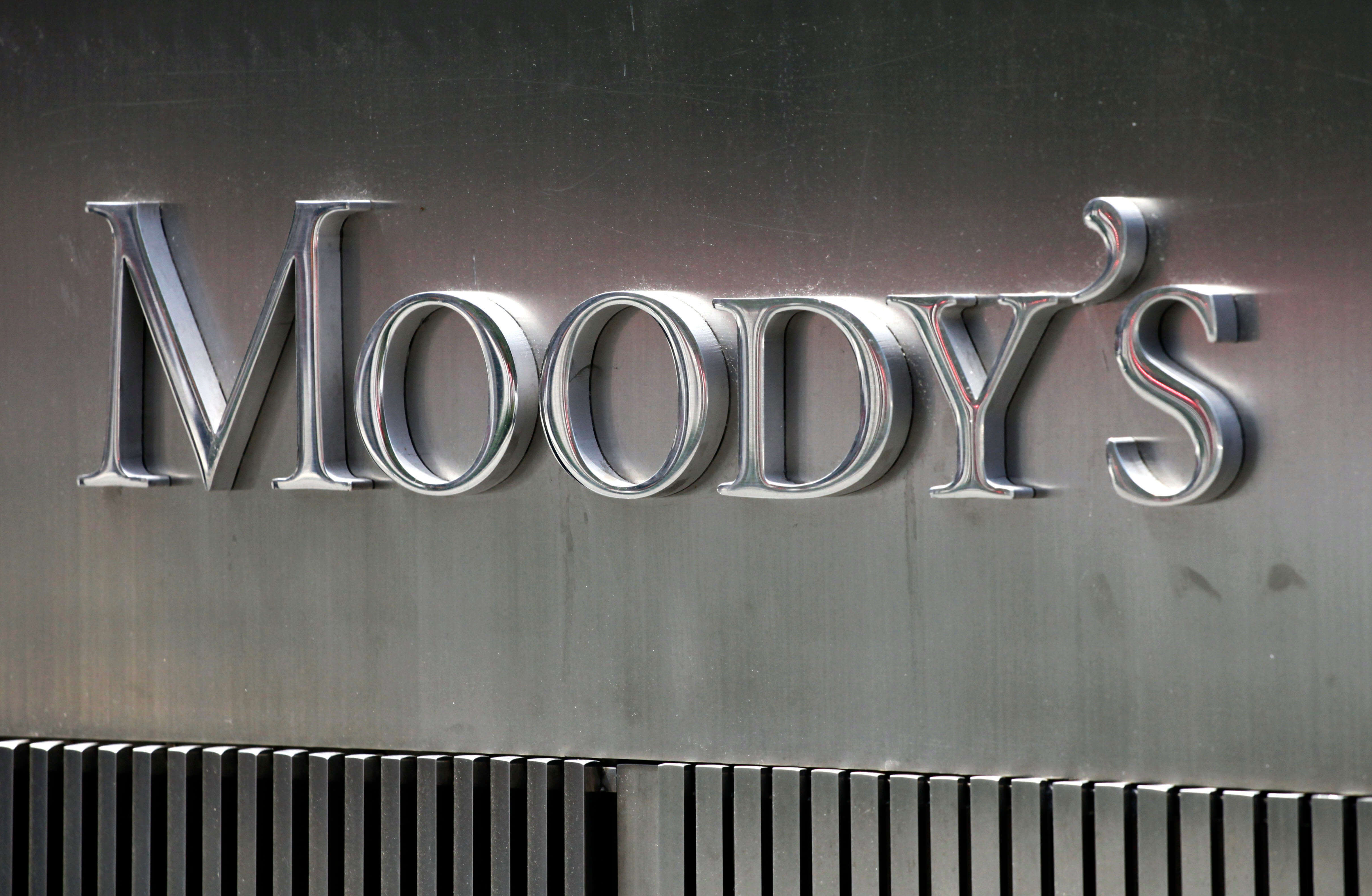 Letrero de Moody's en Nueva York