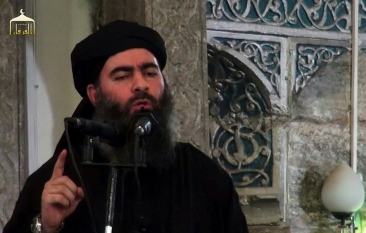 El líder de Estado Islámico, Abu Bakr Al-Baghdadi (Twitter: @i24NEWS_EN)