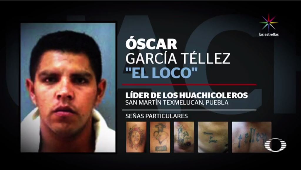 Óscar García Téllez, El Loco Téllez, San Martín Texmelucan, Puebla, robo de combustible, huachicoleros