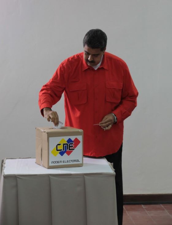 maduro vota eleccion asamblea constituyente venezuela