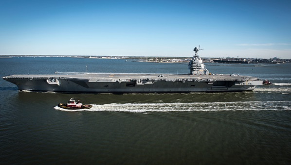 El buque de guerra más costoso y tecnológicamente más avanzado de la Marina de EU (Getty Images)