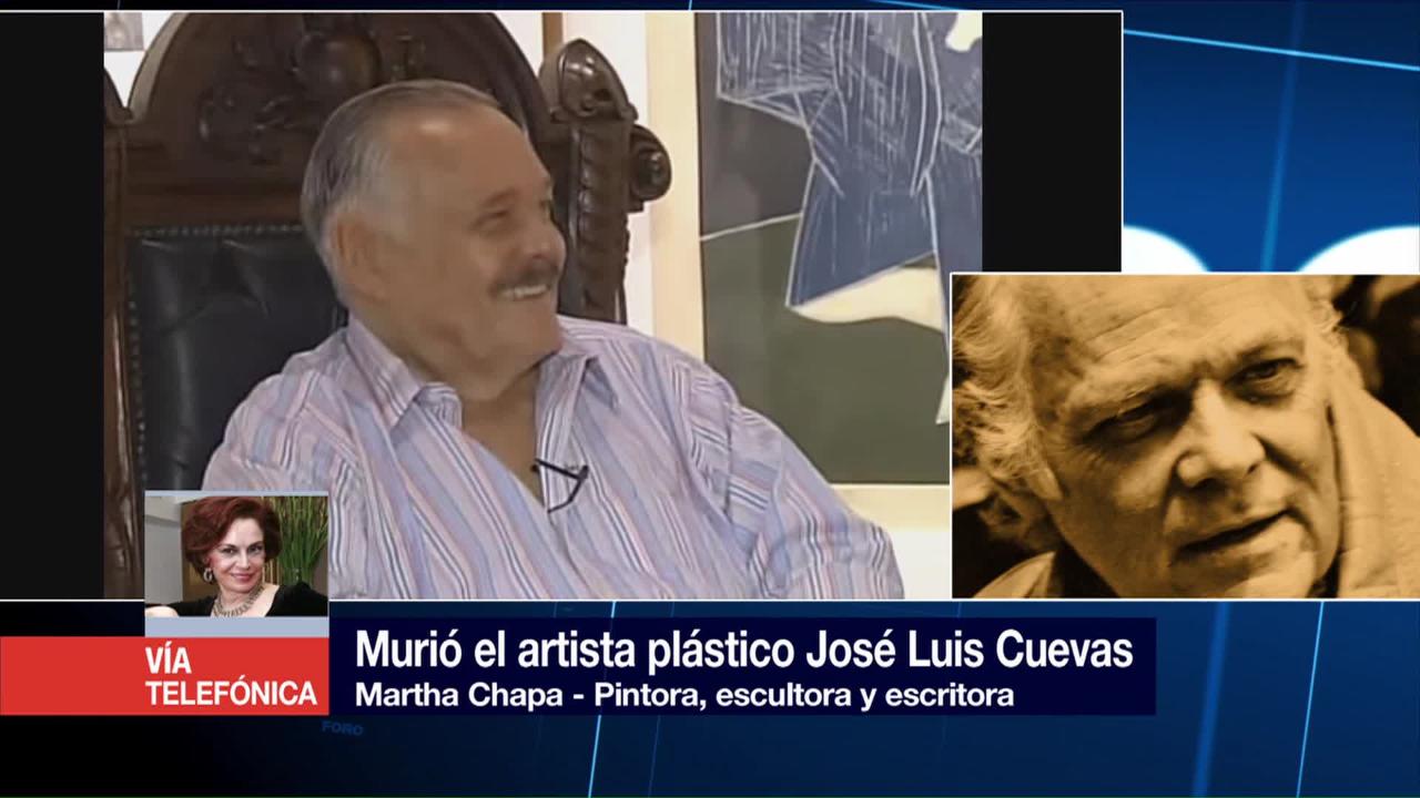 Noticias, forotv, Martha Chapa, lamenta, fallecimiento, José Luis Cuevas