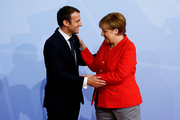 Angela Merkel y Emmanuel Macron, en la reunión del G20. 