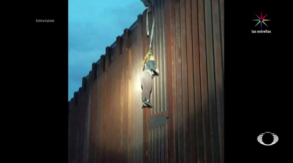 Mujer, colgada, muro fronterizo, Patrulla Fronteriza, Arizona, indocumentados, seguridad