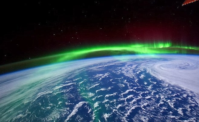 Aurora boreal, Estación Espacial Internacional, Nasa, Espacio