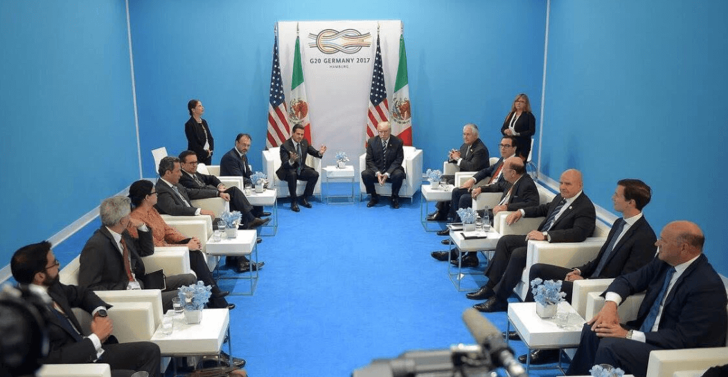 Enrique Peña Nieto se reúne con Donald Trump