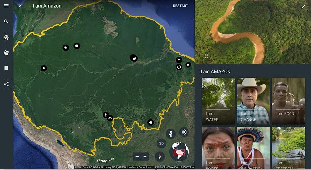 Google lanza Voyager, plataforma de narración para aventurarse en el Amazonas