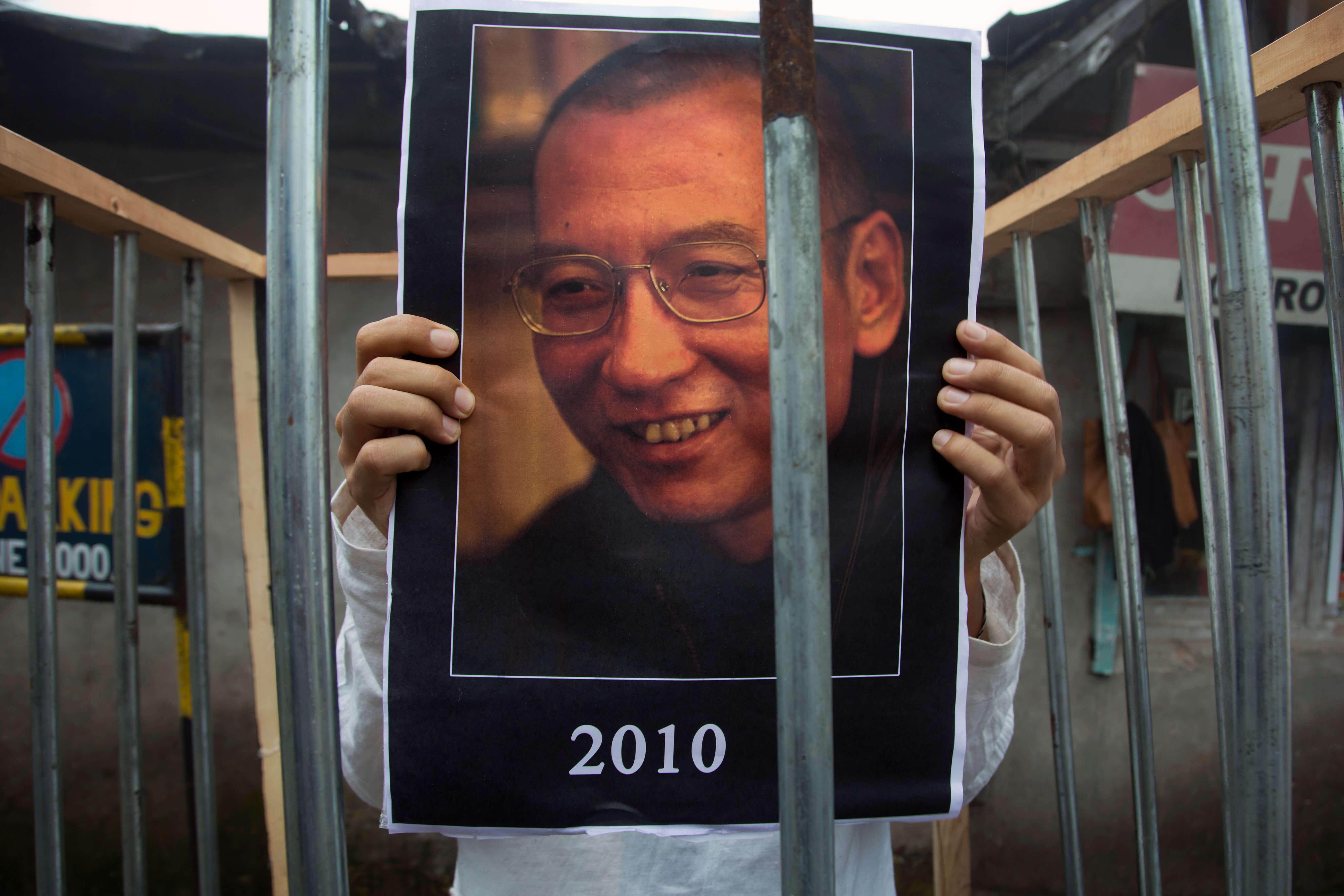 Protesta en el Tibet por la libertad de Liu Xiaobo 