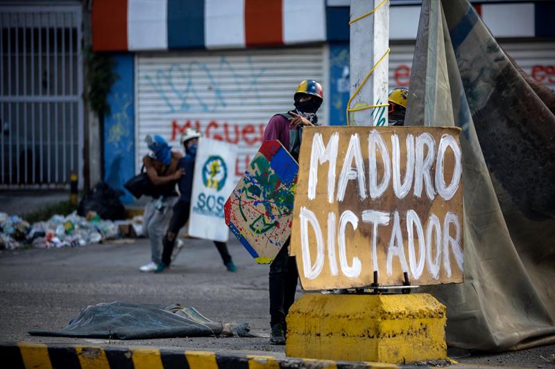 Protestas en contra de Nicolás Maduro
