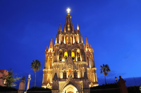 San Miguel de Allende, Guanajuato. iglesia, turismo, turístico, mexico