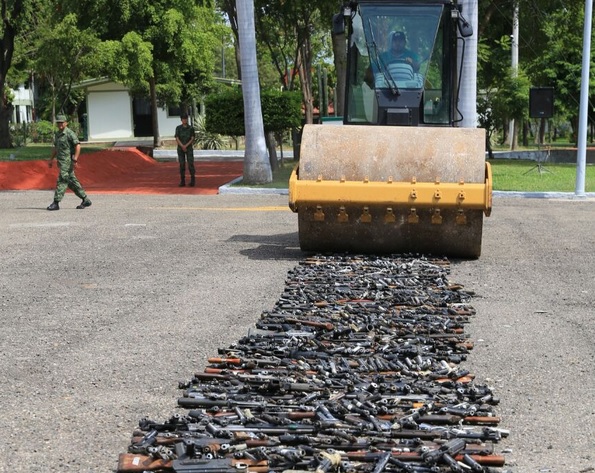 Destruyen Armas Fuego Sinaloa Seguridad Sedena