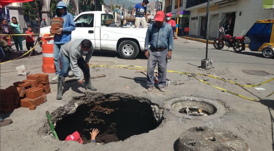 Socavon, Ecatepec, Reparacion, Santa Clara Coatitla, Vialidad