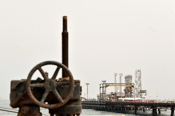 Terminal petrolífera en el Golfo Pérsico