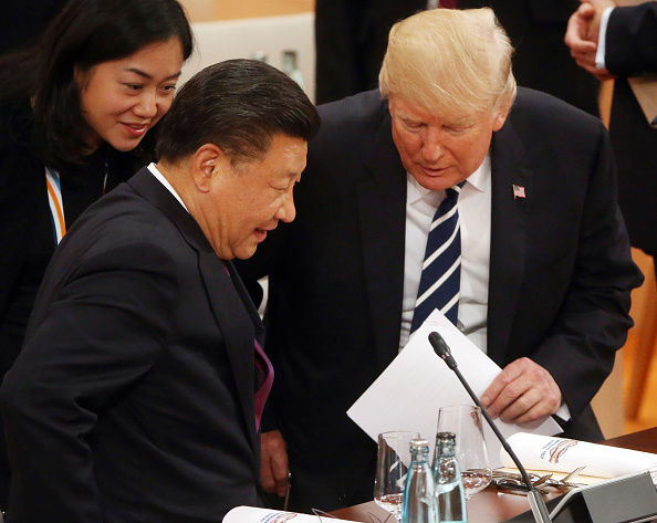 Donald Trump y Xi Jinping en la Cumbre del G20