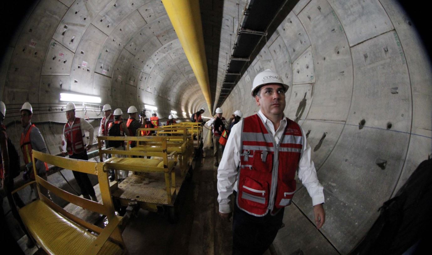Túnel Emisor Oriente garantizará desagüe del Valle de México