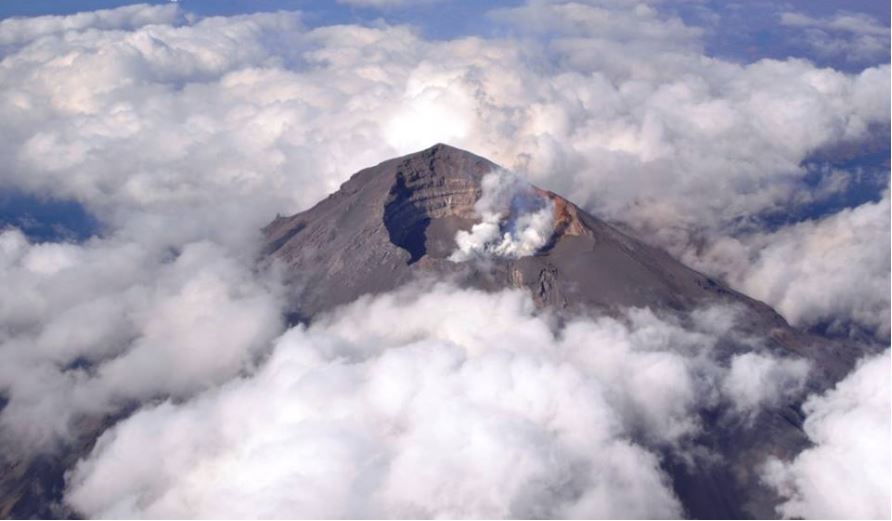 El volcan popocateptl registra actividad el martes