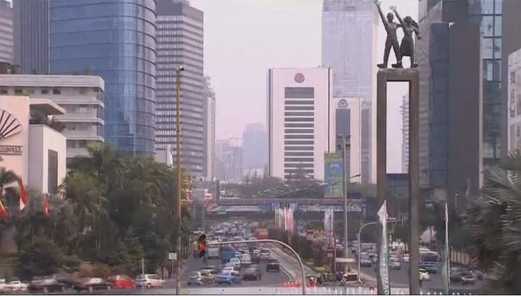 Vista de Yakarta, capital económica de Indonesia