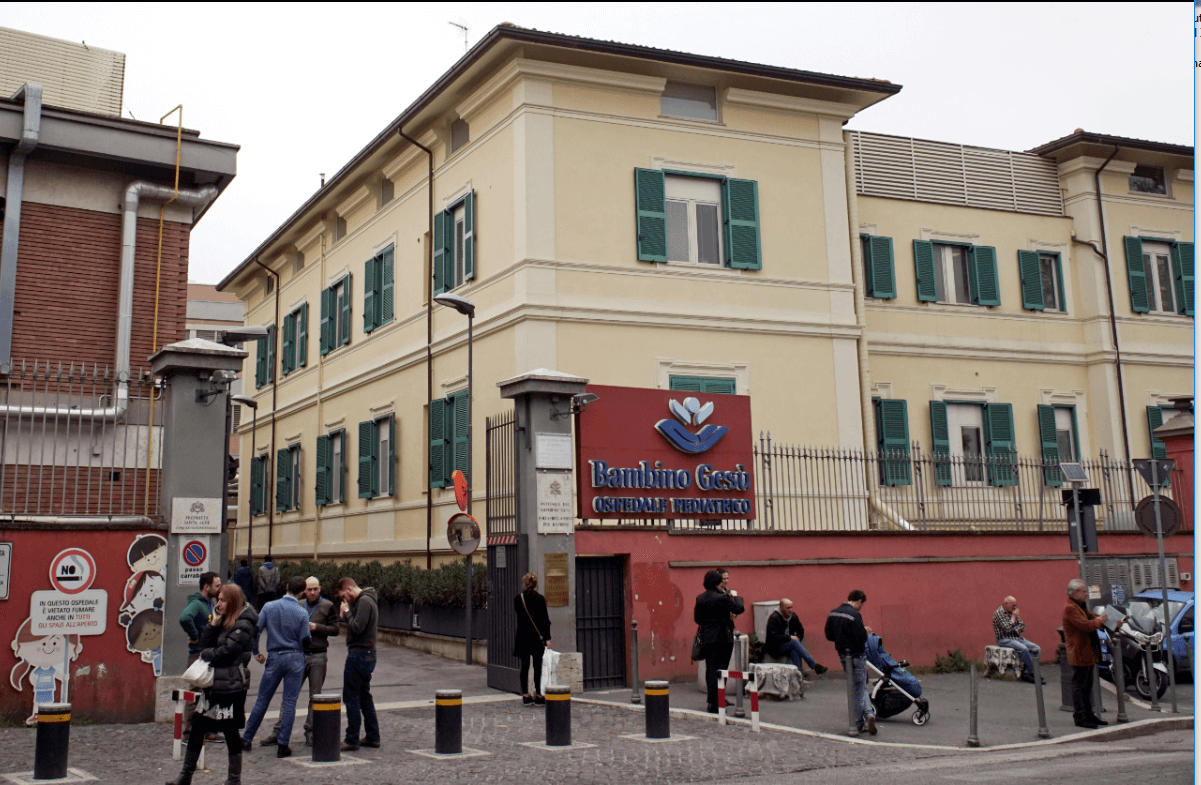 Vista del hospital infantil Bambino Gesu en Roma